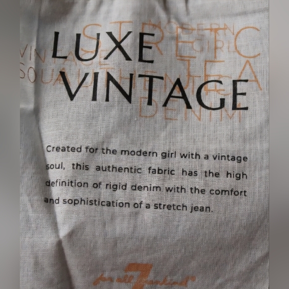 7 For All Mankind Edie Crop Stretch Straight-leg Jeans Pearl embellished /Sz 24 - Picture 7 of 16